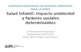 Salud infantil: impacto ambiental y factores sociales determinantes