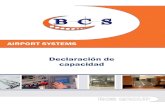 BCS Airport Systems Declaración de capacidad PDF 1MB.