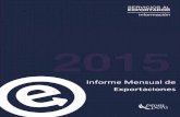 Informe mensual de exportaciones (Acumulado)