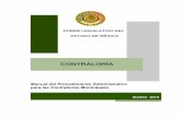 Manual del Procedimiento Administrativo para las Contralorías ...