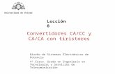 Lecci³n 8: Convertidores CA/CC y CA/CA con tiristores