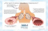 ¿Por qué el asma dificulta la respiración?