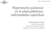 Hipertensión pulmonar en la edad pediátrica: enfermedades específicas
