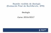 Reunión reválida de Geología (Evaluación Final de Bachillerato ...