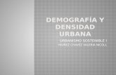 Demografía y densidad urbana
