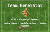 Team Generator presentation