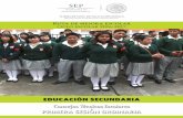 Consejo Técnio Escolar septiembre de 2016, guía para SECUNDARIA