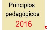 Principios pedagógicos 2016