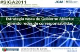 Estrategia vasca de Gobierno Abierto: tejiendo redes de corresponsabilidad