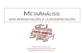 Metanalisis - Una aproximación a la interpretación de los matanálisis
