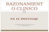 (2016-01-14) RAZONAMIENTO CLÍNICO EN EL POSTVIAJE (PPT)