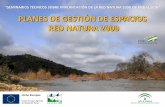 Planes de Gestión de espacios Red Natura 2000