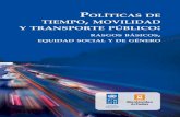 Políticas del Tiempo, Movilidad y Transporte Público
