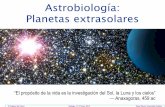 Astrobiología : planetas extrasolares.