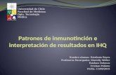 Patrones de inmunotinción e interpretación de resultados en ihq