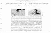 - Andrés Iduarte yJosé Vasconcelos: Crónicas de infancia