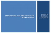 Informe de prácticas externas 2014-15