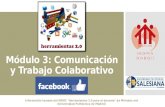 Modulo 3   comunicacion y trabajo colaborativo - facebook