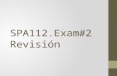 SPA 112 Exam #2 Review