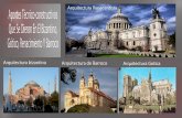 Los principales aportes técnico-constructivos que se dieron en el bizantino, gotico, renacimiento y barroco,