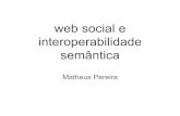 Web Social e Interoperabilidade Semântica
