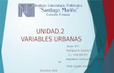 Variables Urbanas. Construcciónn I