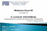 Importancia del cálculo vectorial Mat III