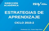 Introducción a Estrategias de Aprendizaje 2015-2