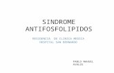 Sindrome antifosfolipidos