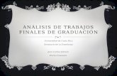Análisis de trabajos finales de graduación (2)