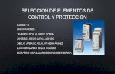 Selección de elementos de control y protección