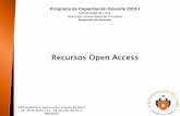 Introducción a los recursos open access