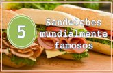 "5 sandwiches exquisitos del mundo" por Javier Alberto Senties Ibarra