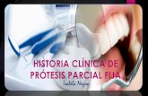 Historia clínica de prótesis parcial fija