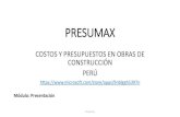 Guía Presumax - Presentación