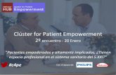 Cluster for Patient Empowerment - Conclusiones del encuentro del 2 de enero 2017
