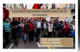 LAS ASOCIACIONES SINDICALES EN EL ECUADOR