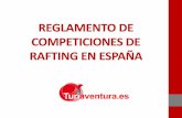Reglamento de competiciones de rafting en España
