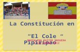 La constitución en el cole Pipiripao
