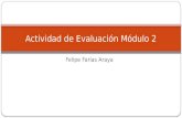 Actividad de evaluación módulo 2