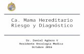 Cancer  Mama Hereditario Riesgo y Diagnóstico