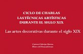 Ciclo de charlas "Las técnicas artísticas durante el siglo XIX". III. Las artes decorativas