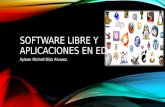 Software libre y aplicaciones en Educación.