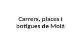 Carrers i places