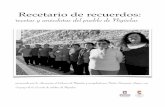 Recetario de Recuerdos: Recetas y Anécdotas del Pueblo de Nigüelas