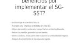 Cuales son los beneficios por implementar el sg sst