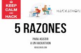 5 Razones para asistir a un Hackathon