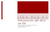 Prevención del ACV en FA