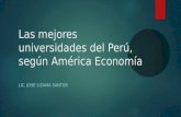 Las mejores universidades del perú, según américa