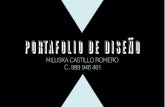 PORTAFOLIO DE DISEÑO - MILUSKA ANDREA CASTILLO ROMERO